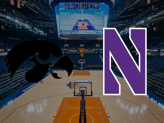 Iowa Hawkeyes at Northwestern Wildcats Mens Basketball